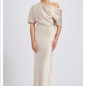 Amsale Champagne Gown